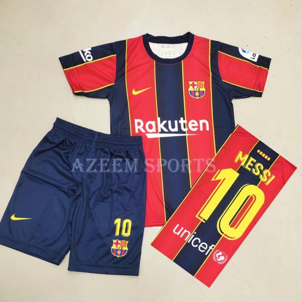 Messi Barcelona Football Kit ⚽ Summer Jersey 5-13 year