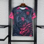 messi FC Barcelona Pink Dragon football jersey