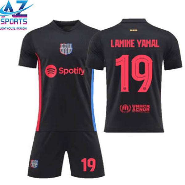 Limine yamal fc barcelona football  kit for kid away
