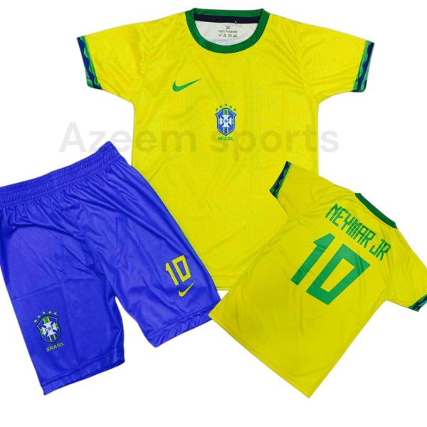 Brazil Home Jersey 2024/25 Kids Neymar #10